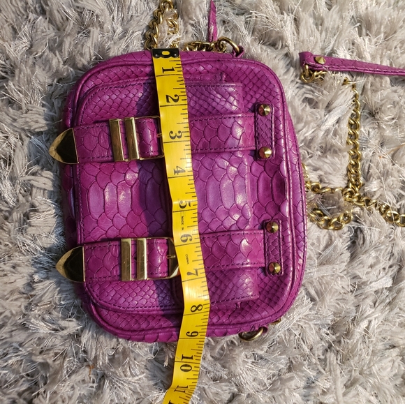 Rebecca Minkoff Purple and Gold Crossbody Bag - Picture 5 of 6
